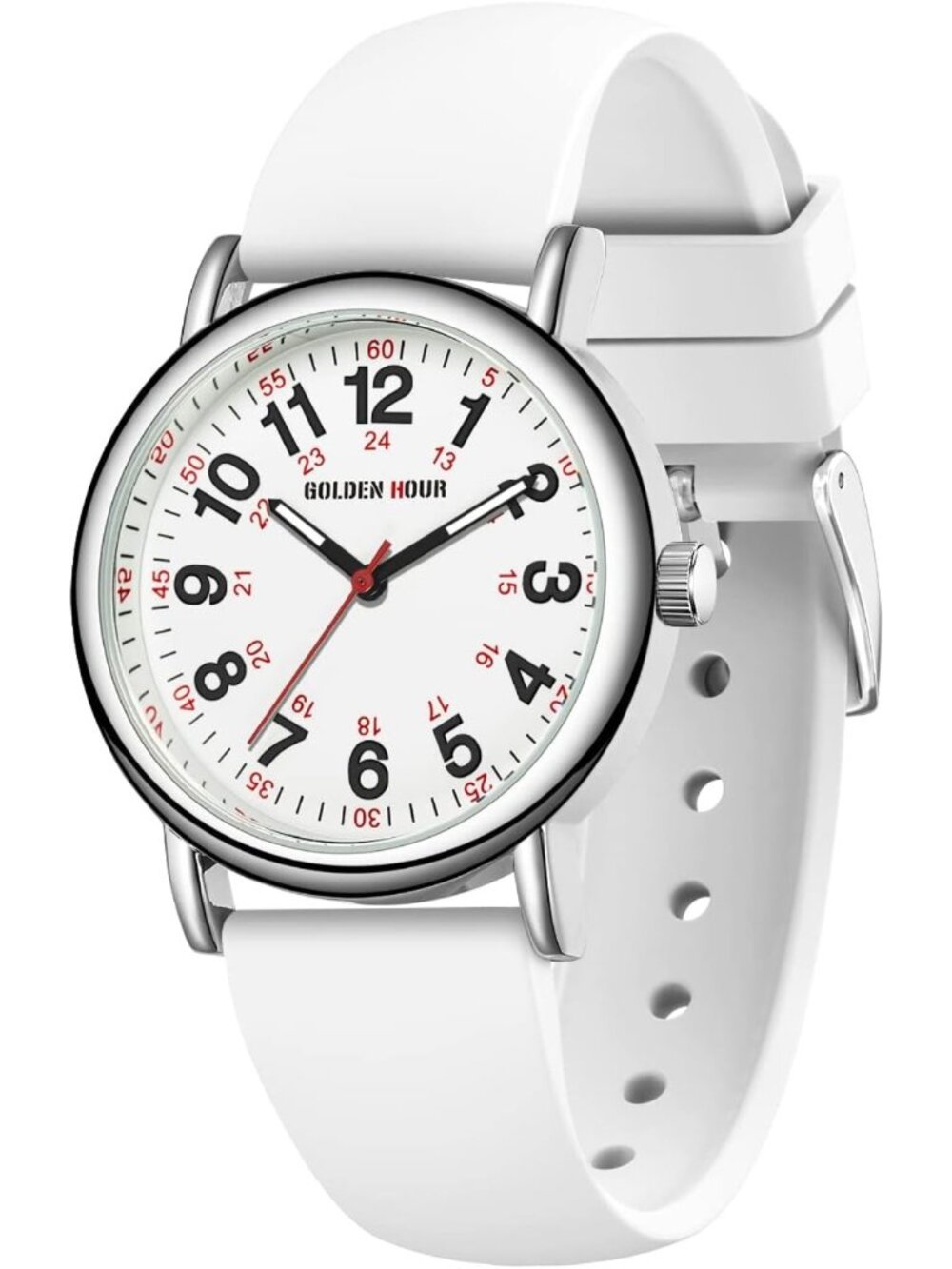 Waterproof Nurse Watch for Medical Professionals & Students - Easy Read Dial